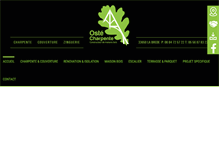Tablet Screenshot of ostecharpente.com